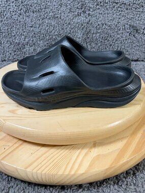Miz Mooz Sandals Charley Womens Size 9 Black Leather Ankle Strap Block Heel Shoe